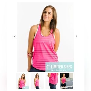 Hot Pink Havana Tan -EUC